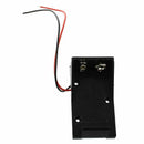 4x Battery Storage Case Slot Holder for 9V Batteries w 5.9" Wire Leads M9T8