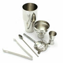 5Pcs 750ML Stainless Steel Cocktail Shaker Jigger Bar Drink Mixer Kit Tool
