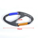 8 Shaped Carabiner Keychain Snap Clip Hook Hiking Buckle Outdoor Camping Too Gw
