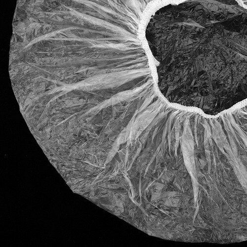 5X(40pcs Disposable one-off Clear Spa Hair Salon Home Shower Bathing ElastiR2J5)