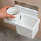 Bathroom Brush Holder Useful Plastic Toilet Brush Holder Set/Wall Mounted YM