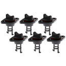 Qty 6 Universal Marine Canoe Kayak Boat Thread Drain Screw Plugs 1" Kits