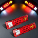 2Pcs 12V 19-LED Trailer Car Rear Tail Brake Turn Lights Indicator Reverse Lamp