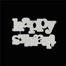 Thanks Happy Alphabet Metal Cutting Dies For DIY Scrapbook Album Paper Cards FT