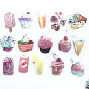 70 Cartoon Summer Drinks Stickers For Decals Cartoon Luggage Laptop Car Styling