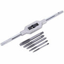 5pcs Hand Screw Thread Metric Plug Taps Set M3-M8 with 1pc Adjustable Tap W