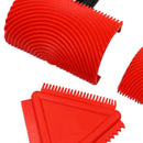 Red Painting Roller Decoration Empaistic Grain Painting Roller with PHandle