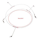 Balance String Fishing Hooks Plastic Coated Stainless Steel Bracket Groups Tools