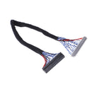 25cm 8 bit lvds cable fix-30 pin 2ch for 17-26inch lcd/led panel controllerB.ES