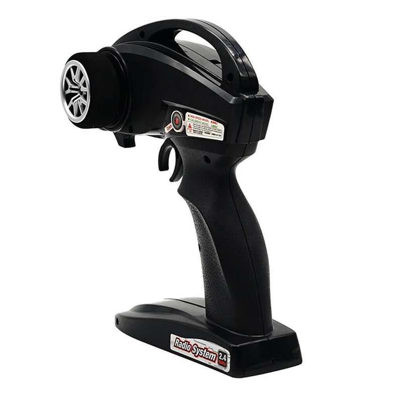 Black FY-TX01 Transimitter 2.4G RC Remote Control for 1/12 FY-01/FY-02/FY-03