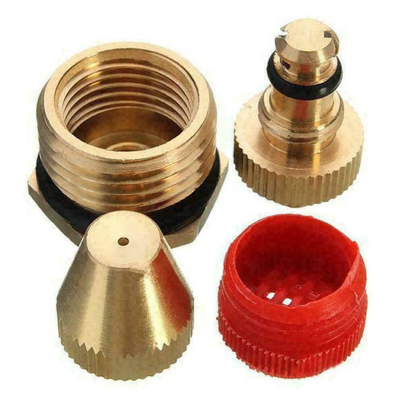 1/2"Adjustable Mist Nozzle Brass Sprinkler Fogging Water HOT M9X6 Cooling S Z9A0