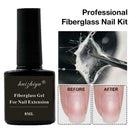 Professional Nails Extension Fiberglass Nail Kit for Nail Extension Manicure