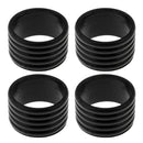 Badminton Racket Handle Ring Tennis Racquet Band Overgrip Protector - 4Pcs