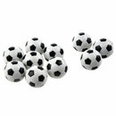 6PCS Small Football Style Table Ball Foosball Hard Plastic Table Ball Count M9A6