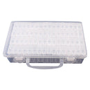 64 Lattices Adjustable Plastic Storage Box Storage Box Box For Jewelry DiamoI7V4
