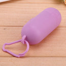 Pet Dog Cat Garbage Clean-up Pooper Bags Holder Dispenser + Poop Bags Set Pink