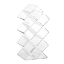 Clear 10 Grids Fish Shape Makeup Storage Lipstick Case Organizer Box