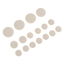 17pcs White Clarinet Mats For Replacement Parts For Wind Instruments