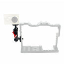 1/4"Clamp Double BallHead Articulating Magic Arm Adapter for Camera LCD Monitor