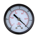 Pressure Gauge - 0 ~ -30inHg 0 ~ -1 bar Mini Dial Air vacuum pressure gauge