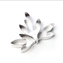 Fondant Cake Decoration Stainless Steel Tools Peony Flower Leaves Cutters Set JR