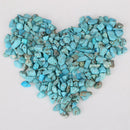 100g Natural Turquoise Stone Jewelry Degaussing Flowerpot Fish Tank Decor