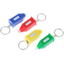 10pcs Mini UV Keychain LED Key Ring Flash Flashlight Torch Anti Blue Light L %a