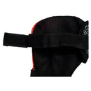 Kid Cycling Role Skating Knee Elbow Wrist Protector Pads - Black and Red
