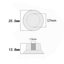 Bronze Top Hat Bell Knob Pushes The Guitar Bass Knob 5.8 Mm Knob