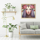 5D DIY Special Shaped Diamond Painting Girl Cross Stitch Mosaic Craft Kits