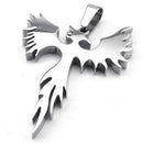 Jewelry Stainless Steel Phoenix pendant with 60cm Chain, necklace for Men W