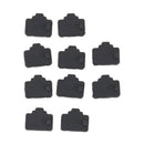 Ethernet Hub Port RJ45 Anti Dust Cover Cap Protector Plug 10Pcs Black H1O9
