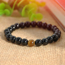 Hot Selling Unisex Men's Women's Jewelry Agate Tiger Eye Beads Bangle Bracelet