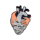 Anatomical Heart Pin Brooches Creative Lapel Jacket Backpack Badges Gift