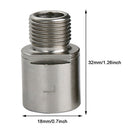 1pair 20mm Bike Pedal Extender Steel Accessories Easy Install Spacer Left Right