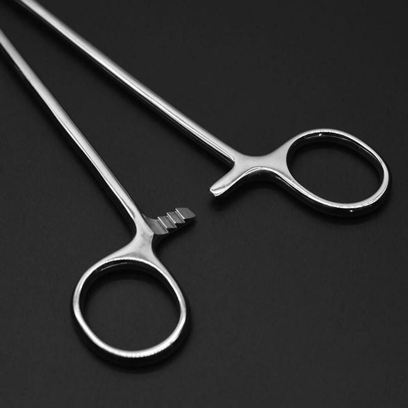 1x Forceps Lock Tweezers Curved Surgical Hemostatic Clamp Stain Nice