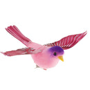 3 Pcs Foam Simulated Colorful Birds with Clip DIY Craft Ornaments Gardens Home