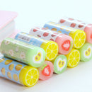 1x Lovely Fruit Pencil Eraser Student School Supplies Children Gift StationBX