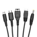 5 in 1 USB Charger Cable Fit for Nintend NEW 3DS XL NDS Lite NDSI LL WII U