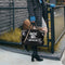 Letters Sequin Crossbody Shopping Bags Women Large Shoulder Handbag (Black)