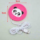 Cartoon Silicone Heater Warmer Cup Pad Hot Drinks Beverage Mat Cup Coaster E8W7