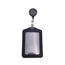 Bank Credit Card Holders PU Card ID  Holders Identity Badge Retractable R lj