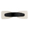 Black and White Spring Fastening Barrette Grips Ponytail Hair Clips Clamp