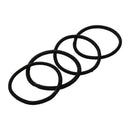 12pcs Women Elastic Hair Tie Band Rope Ring Ponytail Holder Nylon Black U4N6
