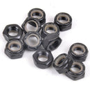 Pack Of 50  Skateboard Kingpin Nuts Truck Axle Screw Nut Longboard Accessory