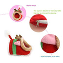 Mini Dutch Pig Hamster Bed House Cotton Nest Hedgehog Rat Chinchilla Washable