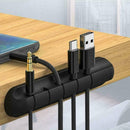 Cable Clips Holder Silicone Desk Cable Winder Clips Organizer Cord Management//