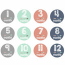 12Pcs/Set Baby 1-12 Monthly Photograph Stickers DIY Baby Shower Stickers JR JC3c