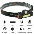 USB Rechargeable LED Headlamp Headlight Head Lamp Torch Flashlight Waterproof AU