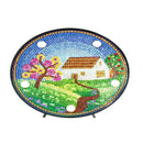 Full Drill Landscape 5D Diamond Painting Embroidery Cross Stitch Kit LED Light